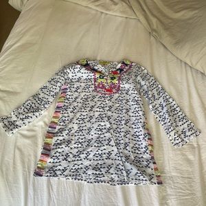 Colorful cover-up for swimsuit kids size 12